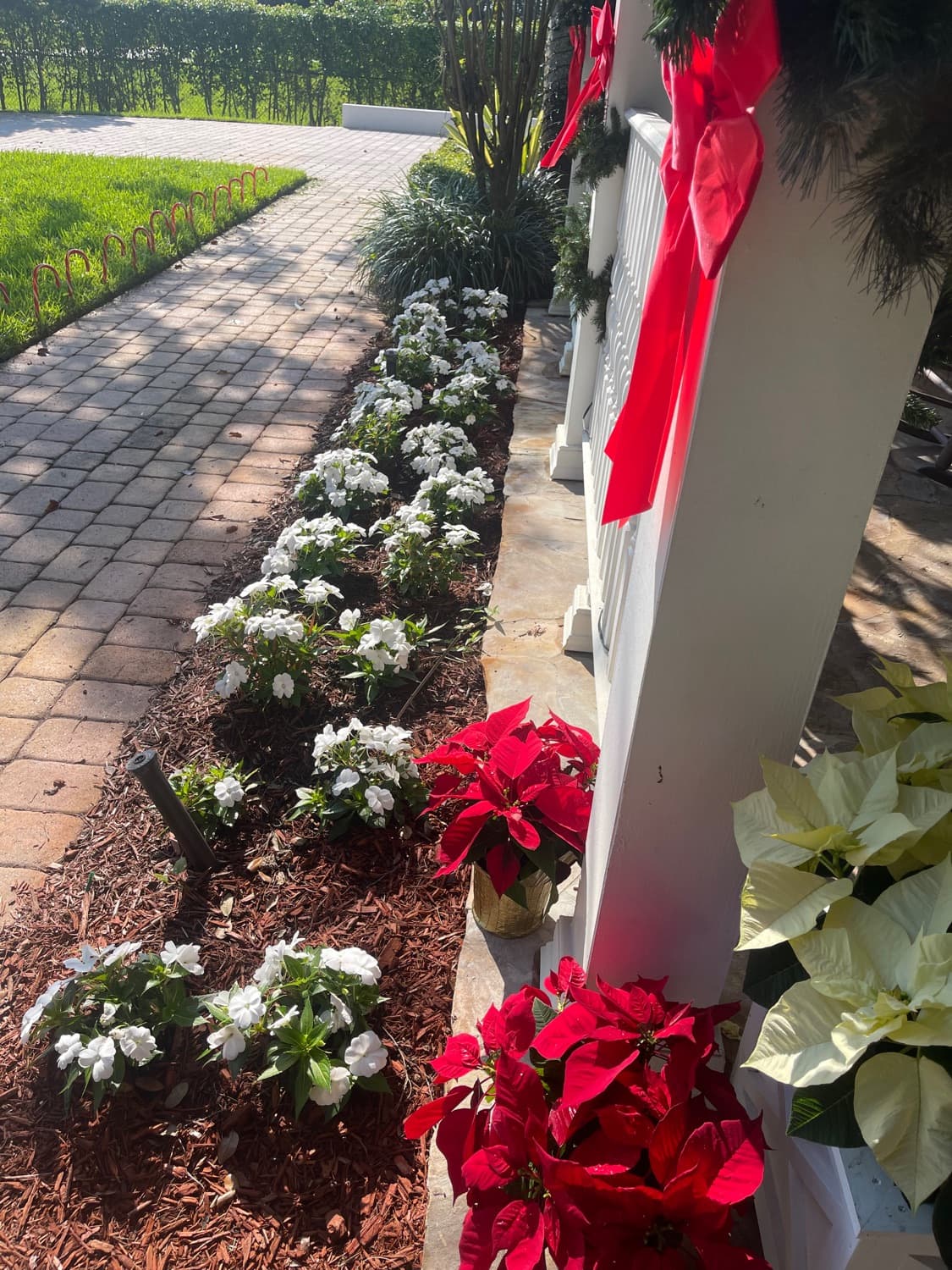 Flower bed installation